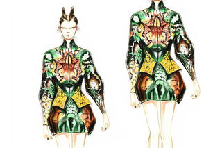 馬克筆服裝效果圖綜合技法精品課程 打造專業時尚設計，國慶周末班火熱預約